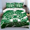 Hibernian FC Зеленый Комплект Постельного Белья Постельное Белье Комплект Пододеяльника Пододеяльник Наволочки (1 * Пододеяльник 2 * Наволочки, без одеяла)