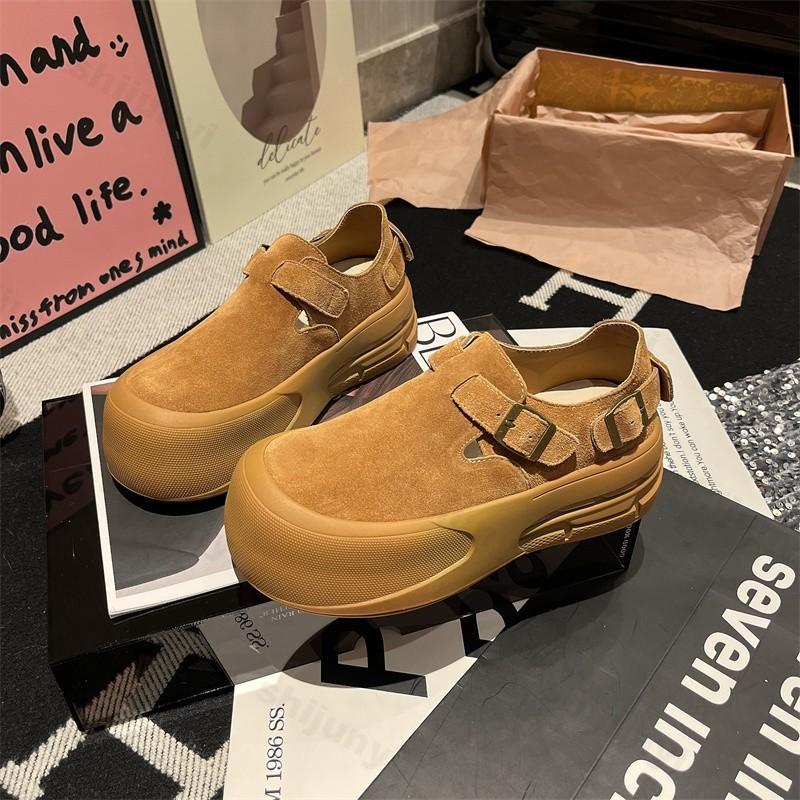 Модная обувь для женщин, ретро-мюли на платформе, удобные женские туфли на плоской подошве, женские 2024, новые дизайнерские нескользящие туфли на плоской подошве Zapatos De Mujer