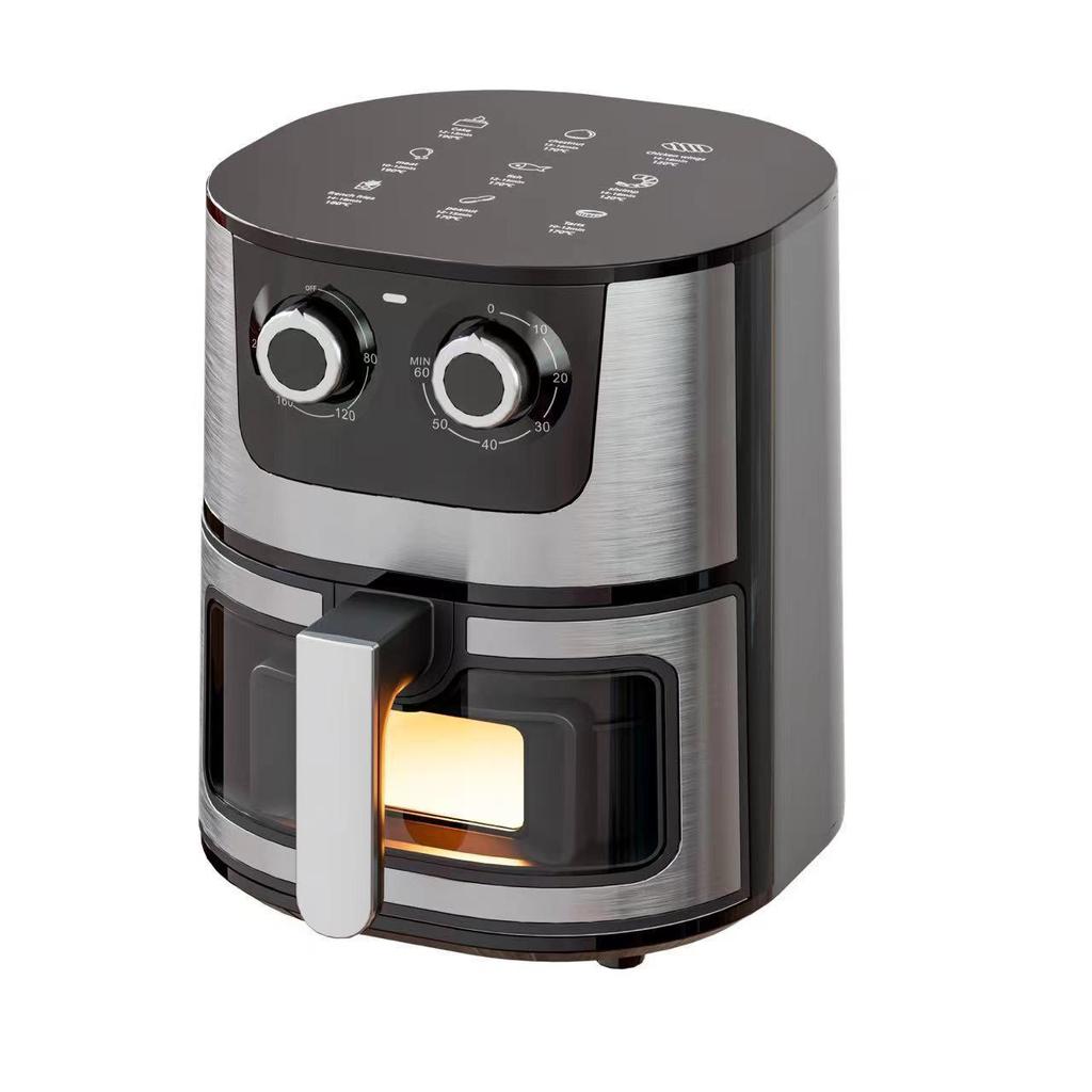 Умная аэрофритюрница из нержавеющей стали, Большая вместимость, Стандарт США