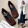 Весна Осень Элегантные Туфли Мэри Джейн Женские Туфли Таби Лолита Ремешок с Пряжкой Неглубокие Женские Балетки Женские Лоферы