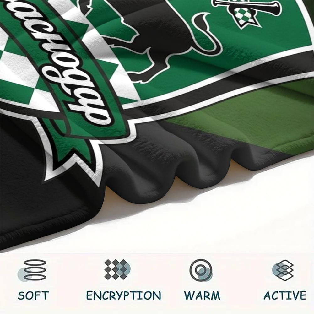 Fc Krasnodar Print Flannel Blanket, High quality Comfortable for All Seasons, Home Decor, Warmth and Comfort, Perfect for Christmas Gifts