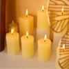 3D Cylinder Candle Mold for Making Candle Gypsum Ornaments Home Decorations DIY Craft, 3D Pillar Candle Silicone Mold