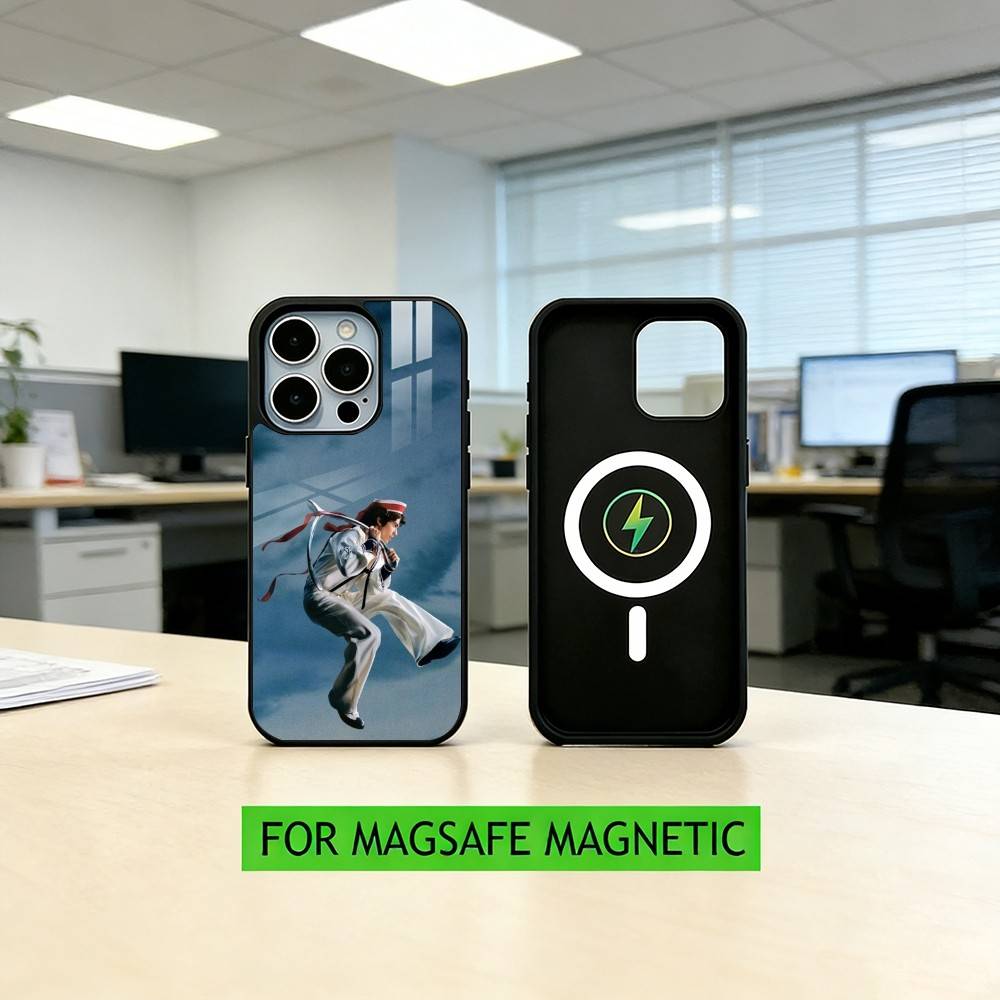 C-Conan G-Gray singer Phone Case For iPhone17,16,15,14,13,12,11 Plus,Pro Magnetic with Magsafe Wireless Charging