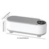 Ultrasonic Jewelry Cleaner Rechargeable Cleaning Machine Glasses Cleaner for Eyeglasses Rings Necklaces Denture