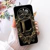 Прозрачный чехол для Realme RMX3867 Для Realme 12 Plus 5G Чехол Роскошная Корона Буквы A-Z 2D Расписной Мягкий Корпус Для Real me 12 Plus 5G