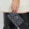 Coach Nolita 16 Классический Монограммный Клатч-Кошелек на Молнии Тканевый Браслет Маленький Женский Клатч Джинсово-Синий CH371-IMDEI