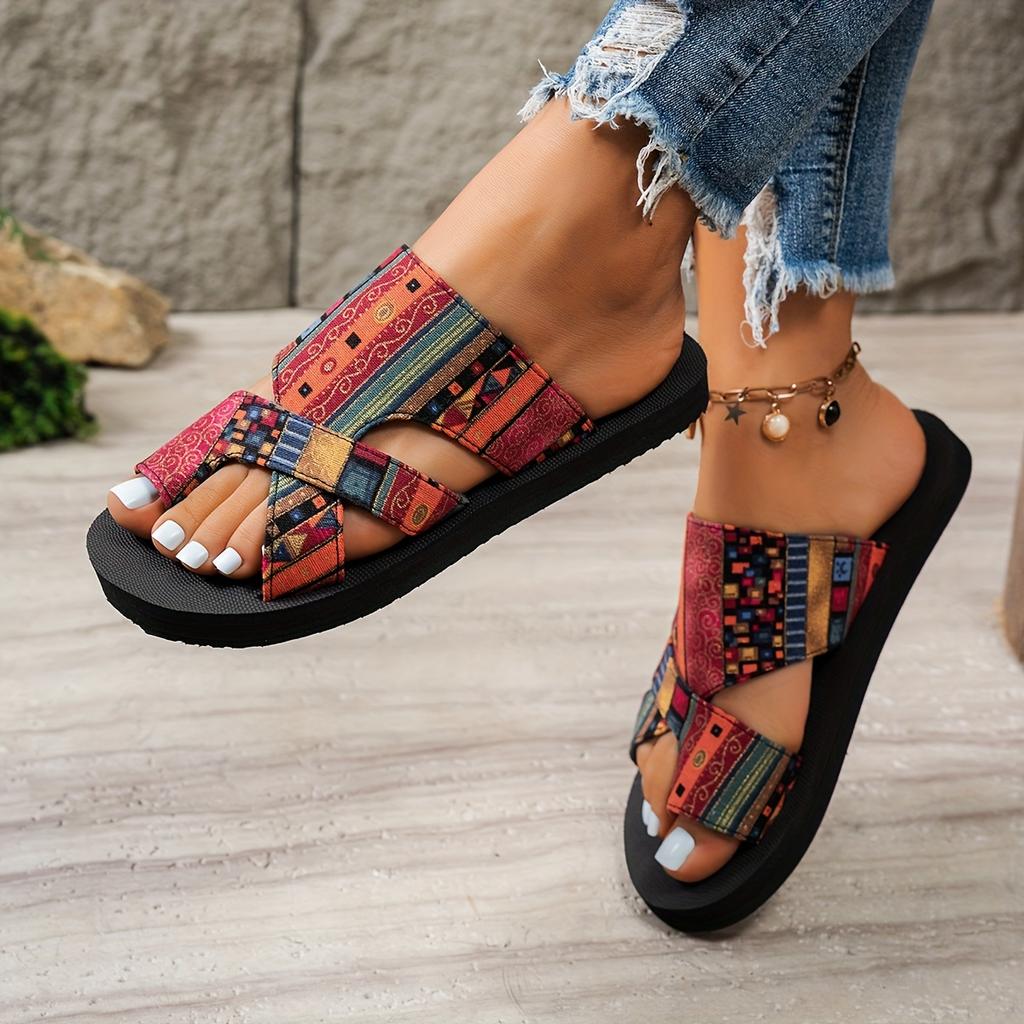 New Women'S Casual Stylish Large Size Flat Sandals, New Women'S Fashionable Casual Flat Slippers.
