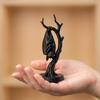 Фигурка Летучей мыши на сухой ветке, 3D-печатная готическая скульптура для декора Хэллоуинской вечеринки, Жуткое украшение для стола, книжной полки, Подарок