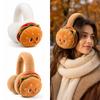 Cartoon Fluffy Ear Warmers Soft Burger Earmuffs Cute Fuzzy Ear Covers  Winter Outdoor