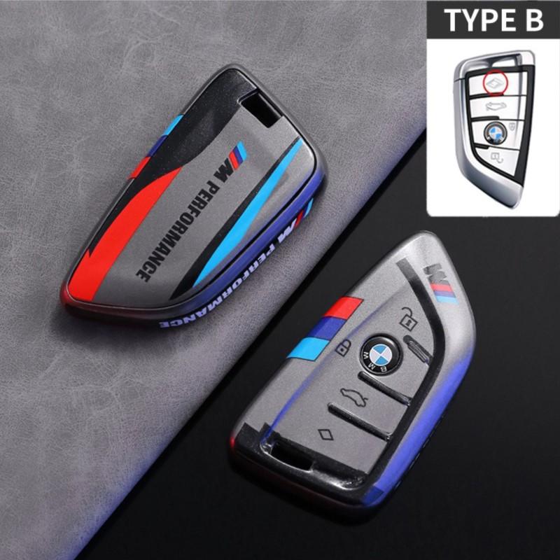 BBKR7 Fashion Car Key Case Cover Shell Key Protector Fob For Bmw X1 X3 X4 X5 X6 X7 F20 G20 G30 G05 G11 F15 F16 G01 G02 F48 Accessories