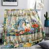 Unicorn Animal Print Flannel Blanket, High quality Comfortable for All Seasons, Home Decor, Warmth and Comfort, Perfect for Christmas Gifts138