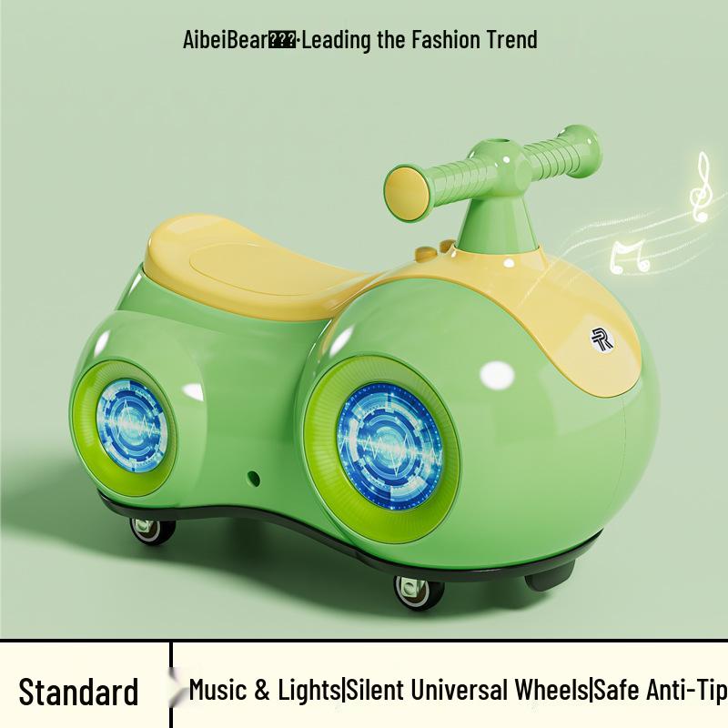 Одобренные знаменитостями детские ходунки и беговел: Бесшумная, противоударная машина-твист для детей в возрасте 1-3 лет