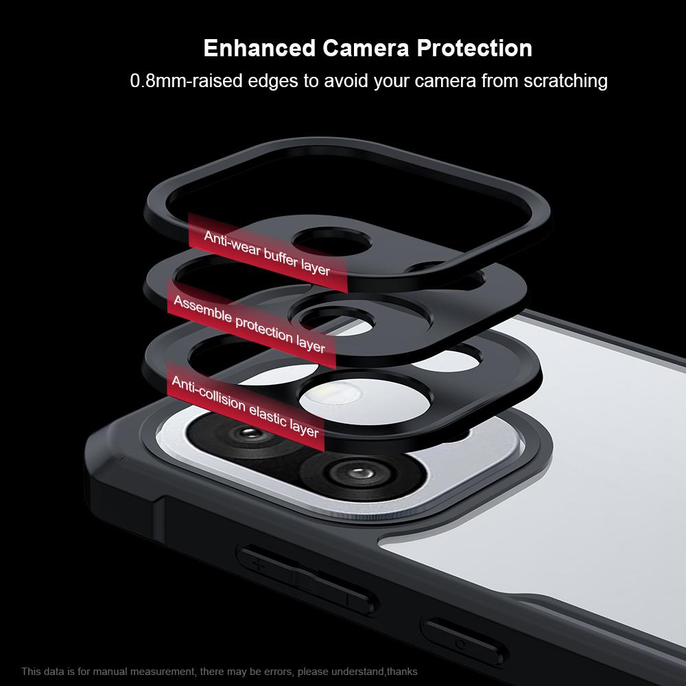 XUNDD Чехол для OnePlus 13T 5G Ударопрочный ТПУ + Акриловая прозрачная задняя панель Чехол для телефона