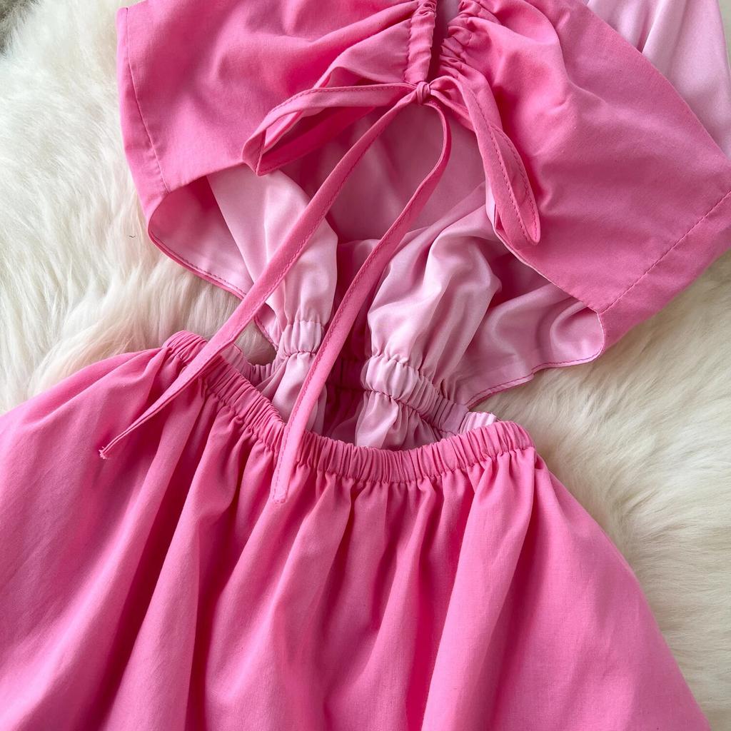 Элегантное цветочное платье-фея, женское платье на бретельках, сексуальное вечернее платье миди, повседневное платье с шикарным принтом и высокой талией, модное женское платье 2025 года