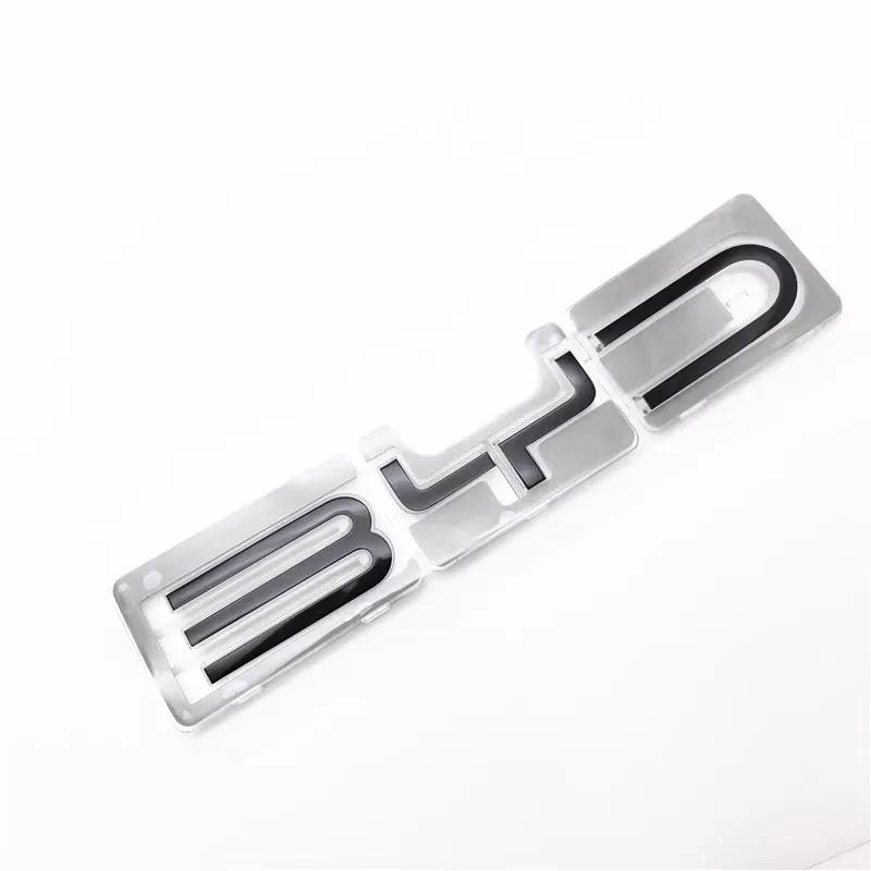 AAYE1 For BYD Seal Front Logo Silver Black Color Bumper Emblem Accessories 1pc