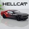 1:Модель автомобиля Hellcat Charger Масштаб 32 Игрушечная машина Изысканный дизайн интерьера Машинки с инерционным механизмом Модели Миниатюрные игрушки Подарки на день рождения