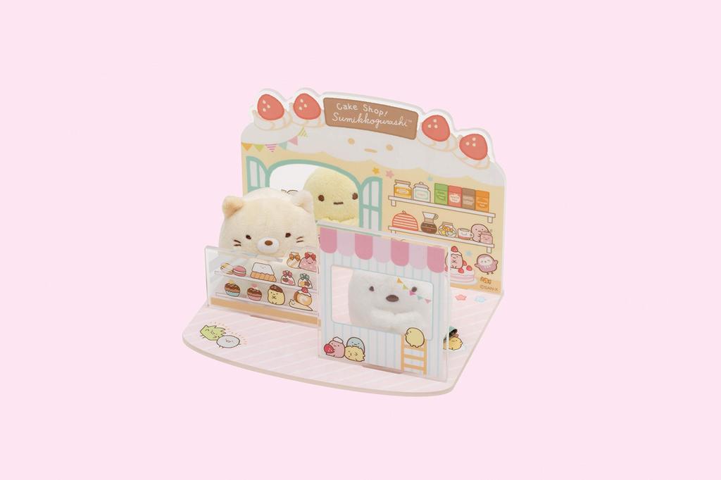 San-X Sumikko Gurashi Коллекция Sumikko Gurashi Серия Работа Игра Сцена Акриловая Подставка Кондитерская FR72501