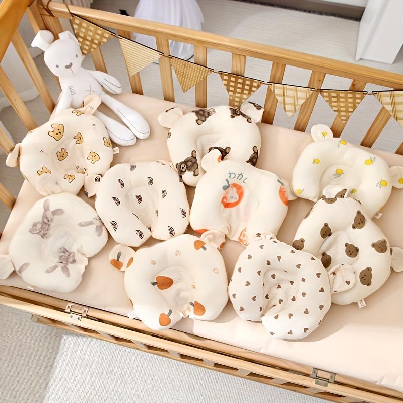 U-образная подушка для сна с мультяшным дизайном для младенца - Мягкая плюшевая полиэстеровая кровать, Аксессуар для глубокого сна для младенца