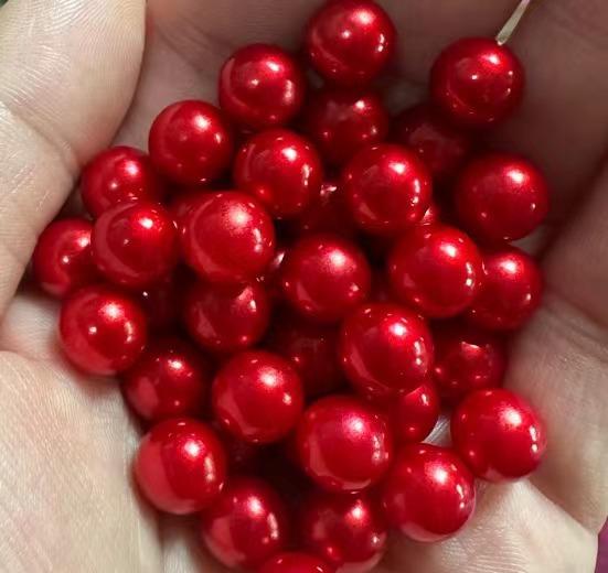 3-12Mm Round Non-Porous Abs Color Imitation Pearl Loose Beads Diy Handmade Jewelry Nail Bead Clothing Matching