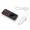 A9S+ 8 Port Car Charger 40W Fast Charging QC 3.0 USB C Multiple USB Charging Stations with LCD for Car Multiple Device