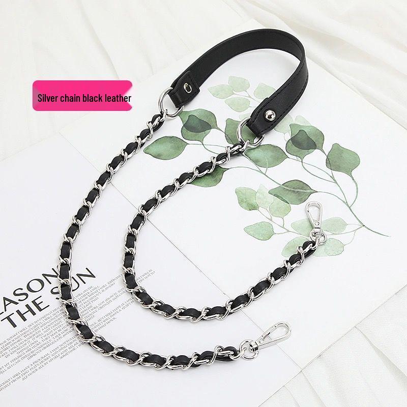 Женский кожаный ремешок кроссбоди - Универсальная, прочная металлическая цепочка, устойчивая к выцветанию, продается отдельно.