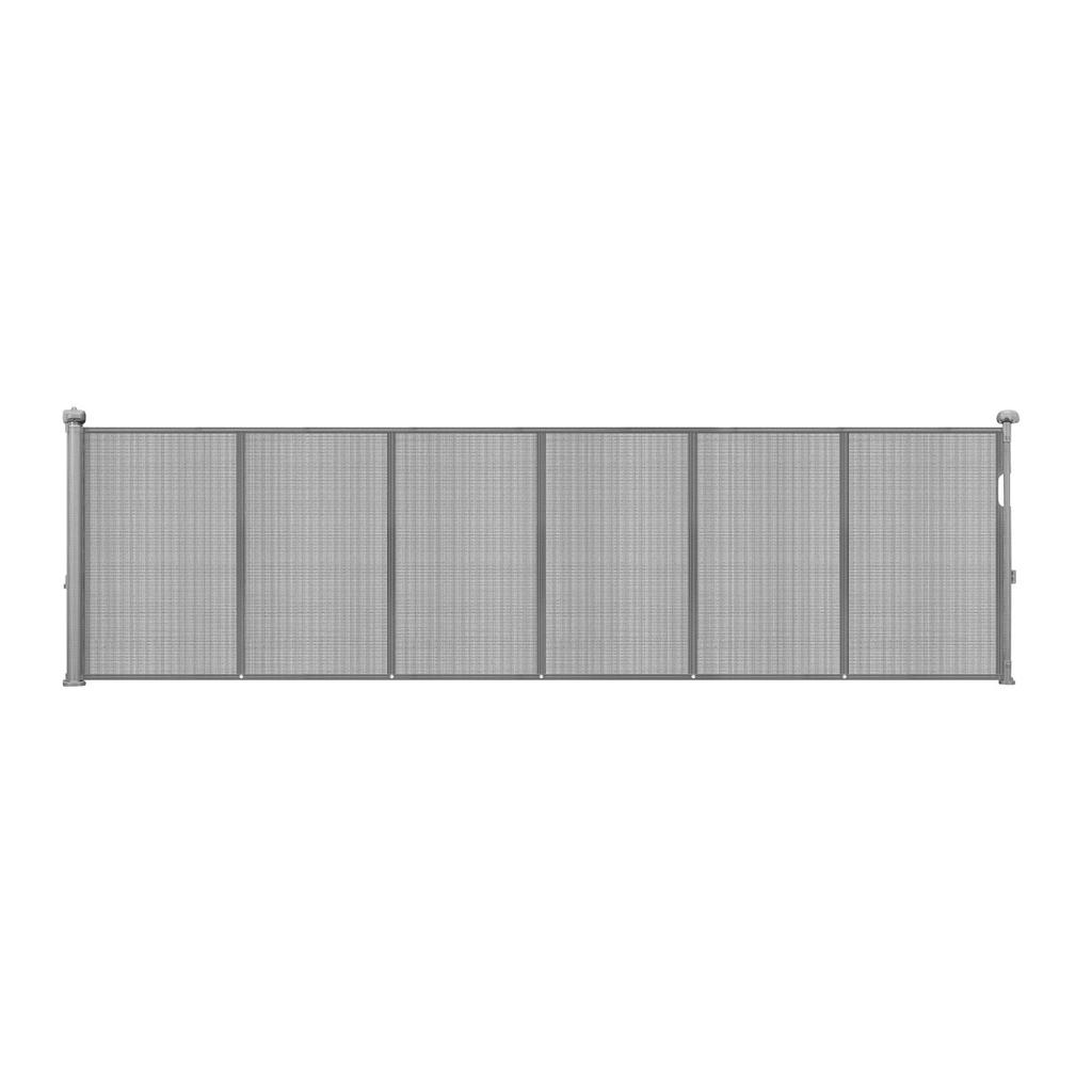 Retractable Baby Gate, 870 mm Tall, Extends up to 2800 mm Wide, Retractable Gate for Kids or Pets, Mesh Material, Easy to Install for Indoor Stairs,