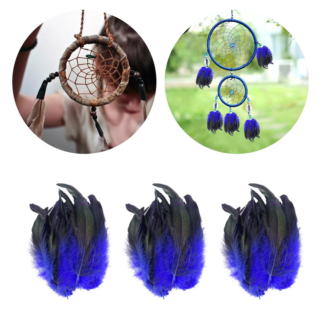 50 шт. Натуральное перо Декорация Легко и Различные Применения Натуральные Петушиные Перья Перья