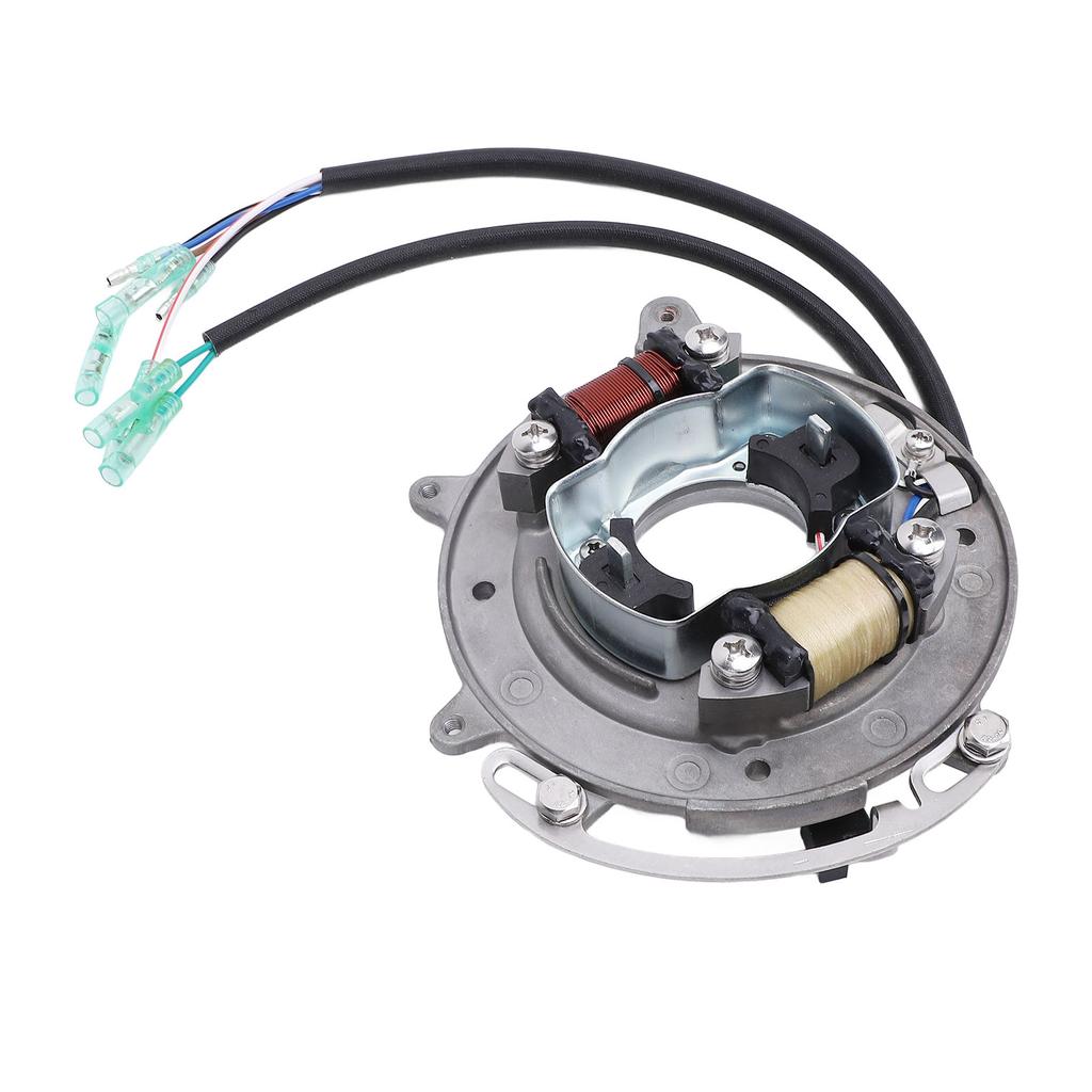 Boat Motor Coil Base Assy Aluminum Iron Improve Startup Efficiency 69P 85560 00 for 2 Stroke 25 30 HP Outboard Engine