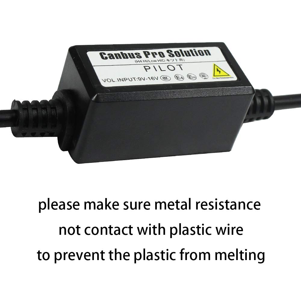 YUNPICAR LED H4 Hi/Low Двойного Использования, LED Декодер, Фара, Предотвращение Мерцания LED, Канселлер, Блок