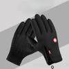 Outdoor Cycling Warm Gloves for Autumn and Winter Men and Women's Sports Fitness Gloves Plus Velvet Cold Proof Waterproof Touch Screen Gloves