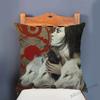 Dreamy Beautiful Scene Goddness Girl With Wild Animals Floral Home Decorative Sofa Pillow Case Modern Art Linen Cushion Cover