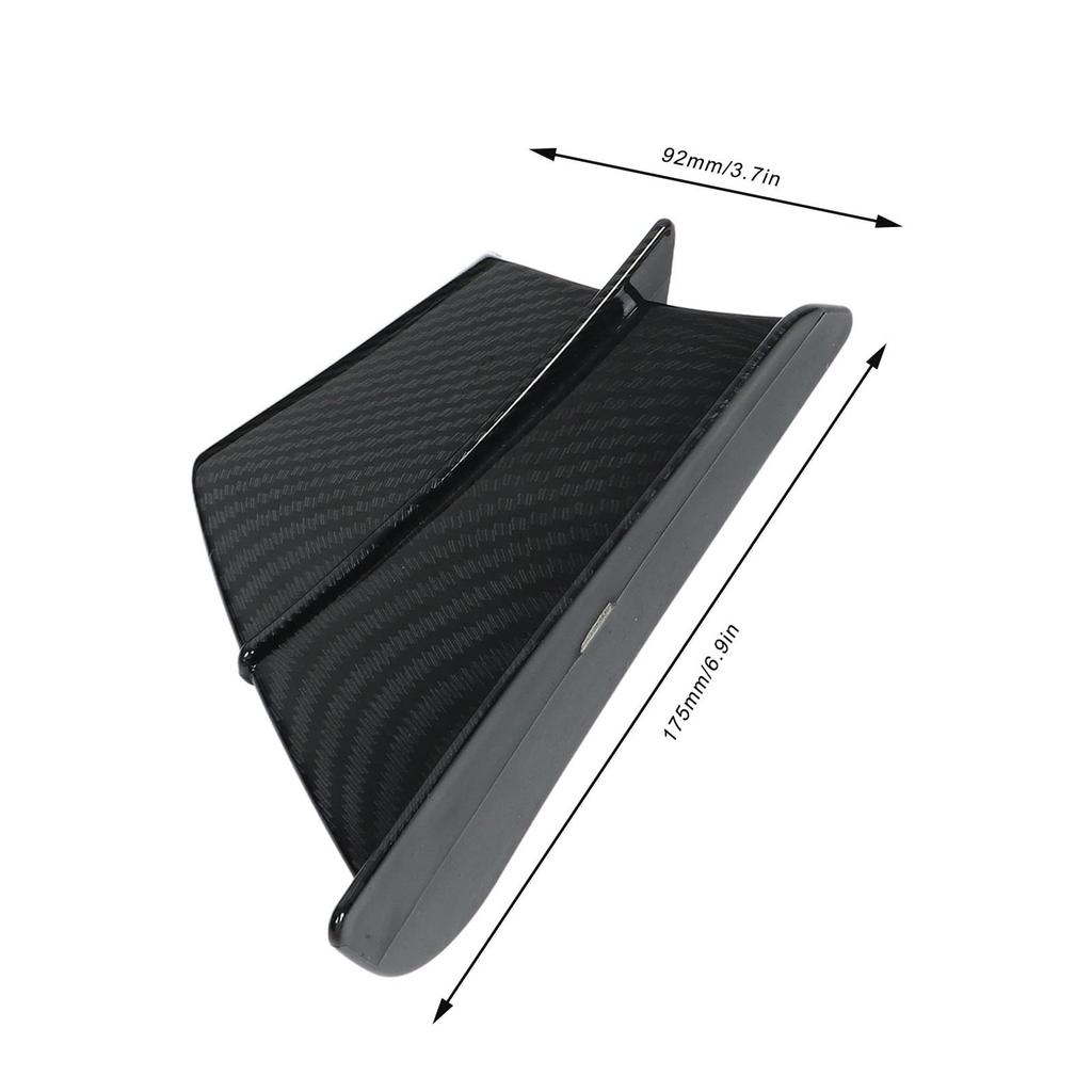 Motorcycle Winglets, Wing Spoiler, Aerodynamic Wing Kit Spoiler, ABS Material, Universal, 2pcs