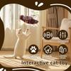 Электрическая игрушка для кошек и птиц Плюшевая милая интерактивная игрушка для кошек с 3 режимами Дизайн Зарядка от USB Симулирующая чириканье игрушка-воробей Товары для домашних животных