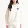 New MLB Sweatshirts Unisex Ivory White 3AMTM0121-50CRS