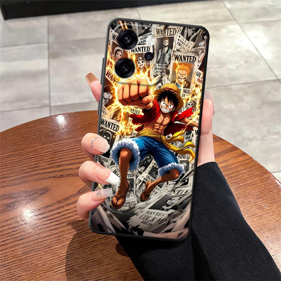 Чехол One Piece Луффи для Oppo A83 A78 A93 Reno 4F 5 6 7 8 10 11 14 A76 A96 A98 F9 F11 F29 A84 A74
