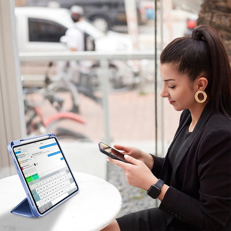 2022 iPad 10.9-Inch and Air 13 Protective Case with 10.2-Inch Tri-Fold Cover and Pen Slot