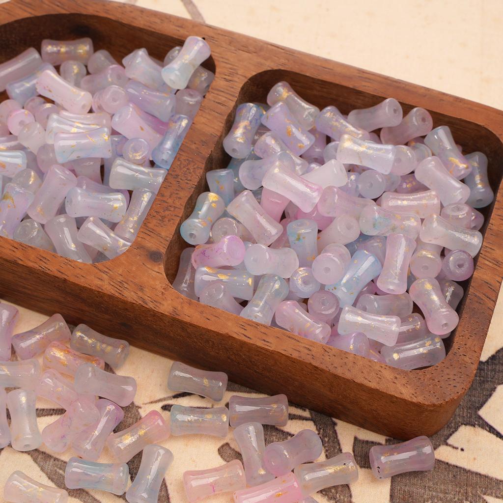 Стеклянные ореолы для окрашивания Бамбуковые бусины Бусины в старинном стиле Бусины ручной работы Аксессуары для бисера Глазурь Имитация нефрита Бусины Материалы