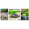 Reptile Insulated Lamp with Fixing Clip 50W UVA UVB Bulb Feeding Box Timeable Heat Lamp for Lizard Supplies Turtle Accessories