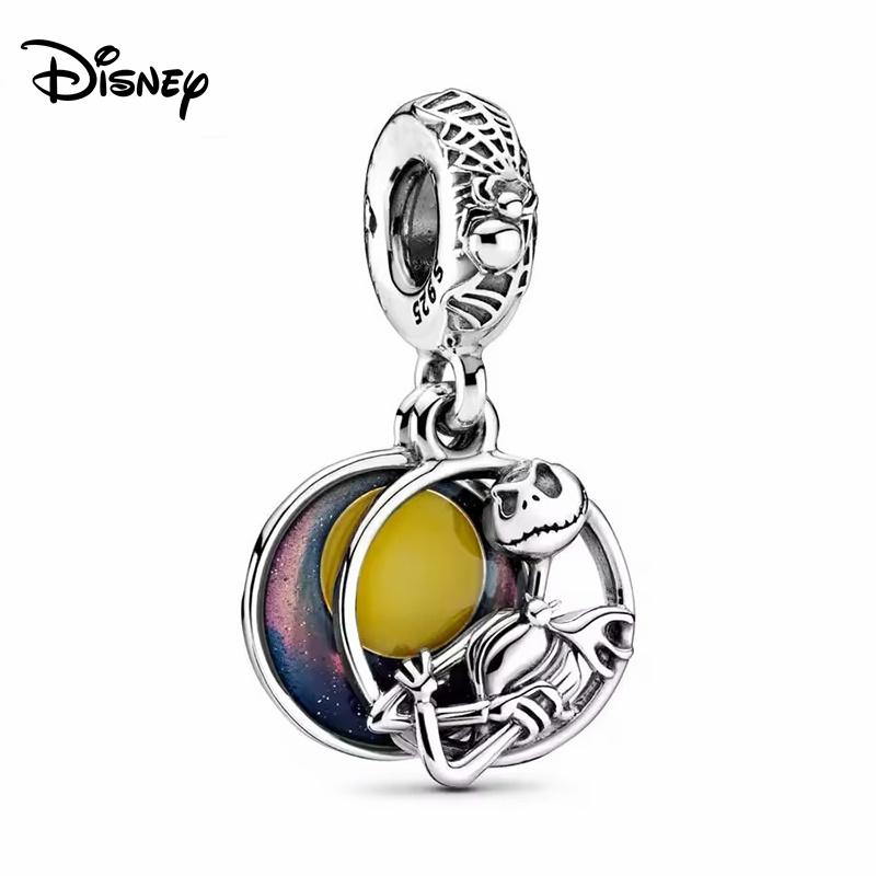 Disney 925 Silver Minnie Strawberry Bear Charms Beads Fits 3mm Original Bracelet Necklace Womens DIY Fine Jewelry Gifts