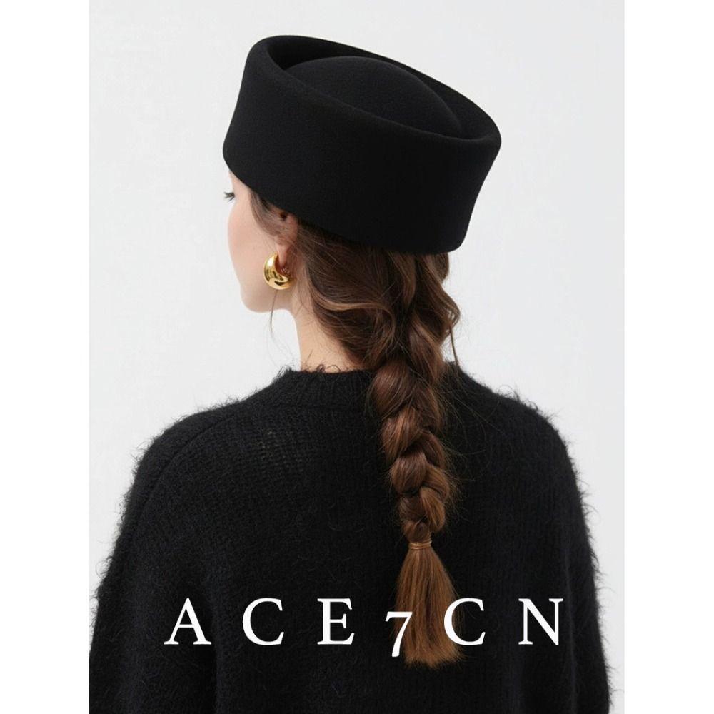 Шляпа для сценического выступления с жестким куполом, формальный берет, новая шляпка-таблетка для вечеринки