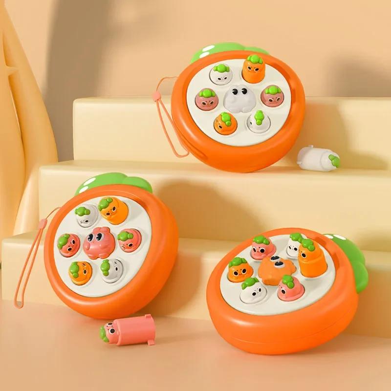 Детские стучащие игрушки с героями мультфильмов Монтессори, портативные декомпрессионные игрушки для малышей, образовательный подарок на день рождения, тема животных, детская боевая игра