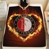 1PC Feyenoord Patterned Flannel Blanket Suitable For All Seasons for Home Decor Warmth and Comfort Gifts Holiday Present