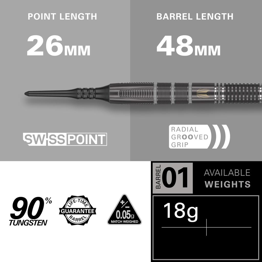 Target Aspinal X Echo Tungsten Nathan Aspinall 18.0g 90% (ASPINALxECHO)