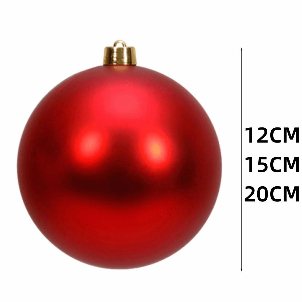 Праздничное украшение 12/15/20 см Рождественский шар Матовая отделка Шарообразная форма Новогоднее украшение Рождественское украшение Торговый центр