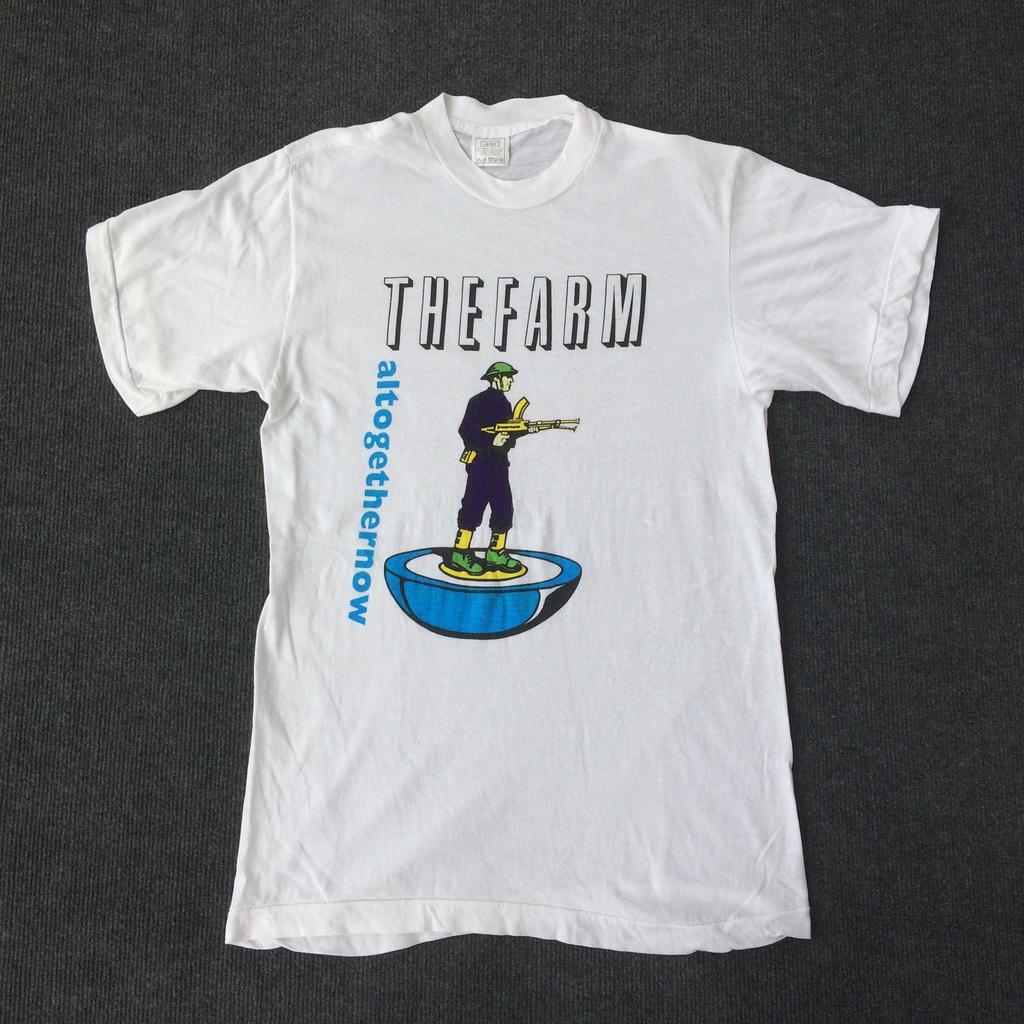 Vtg The Farm Altogetherknow 80s 90s Tour Promo Original Rare T Shirt