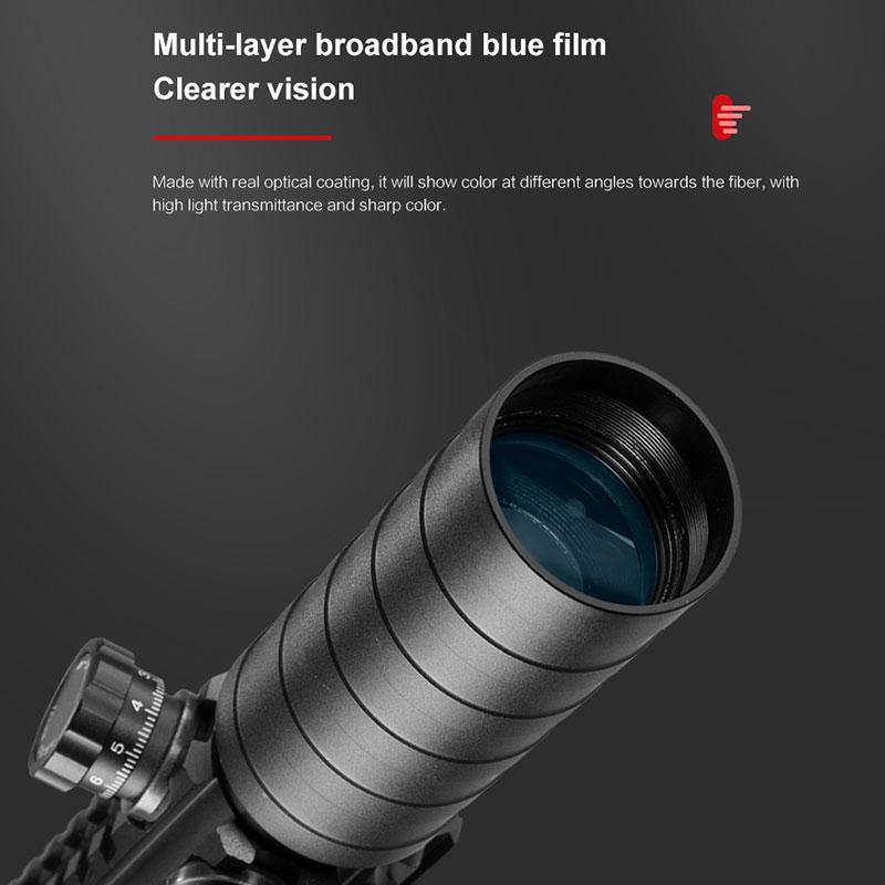 VOMZ 3-9x32 EG Hunting Scope Red/Green Dot Illuminated Sight Tactical Scope with 22mm for Hunting