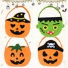 Trick Or Treat Halloween Candy Bag Halloween Decoration Gift Basket Party Halloween Bag  For Kids