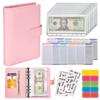 Budget Planner 2023 Cash Envelope Savings Money 6 Holes Binder for Financial Management A6 Loose-leaf Notebook Binder Housing