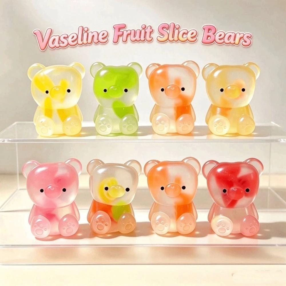 Colorful Little Bear Squeeze Toy Slow Rebound Slow Rising Toy Bear Fidget Toy Birthday Party Favor