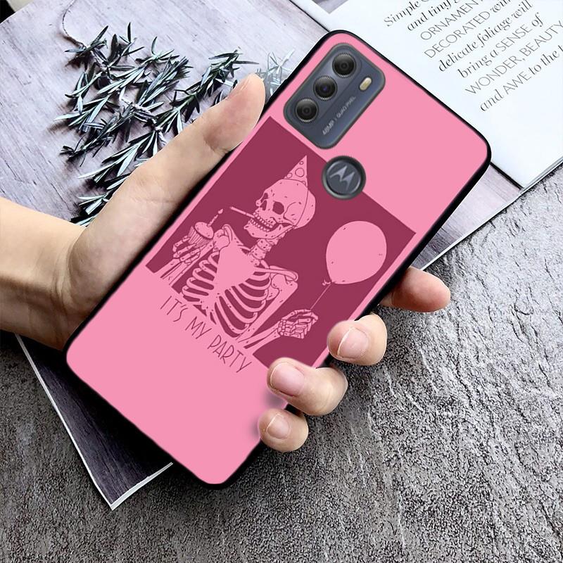 Skeleton Phone Case For Moto G84 G22 G32 G42 G52 G62 G53 G72 G60 G60S G100 G10 G20 G30 G13 G50 G 5G G Pure